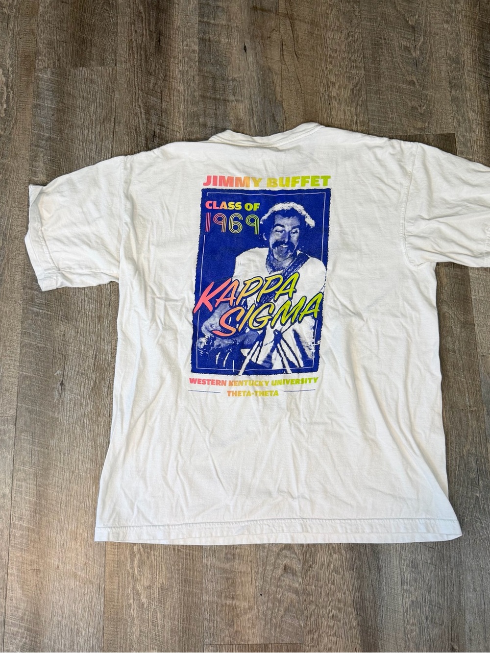 Kappa Sigma Fraternity Tee Sz L Comfort Colors Jimmy Buffet WKU Fall 2018 Rush